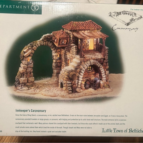Department 56 Little Town of Bethlehem Nativity Set includes all pictured. - Picture 3 of 8